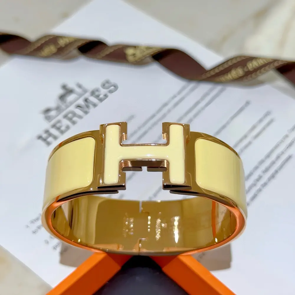 Hermes bracelet Original custom 20mm wide bracelet The enamel craft is a real test of the