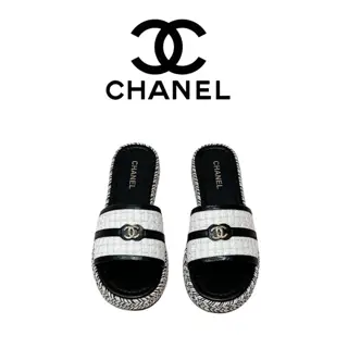 Chanel bread slippers