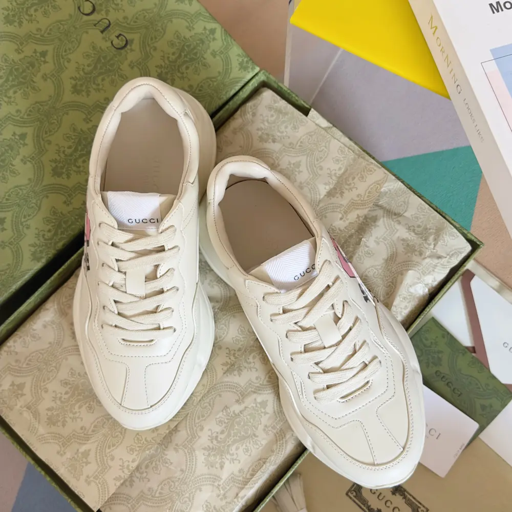GUCCI Rhyton series latest snake year limited edition dad shoes couple style thick sole
