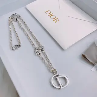 DIOR New Dior necklace Original goods New counter model Retro fashion must-have Men and