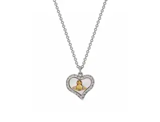 Vivienne Westwood casual heart planet necklace
