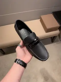 Gucci Toe Slip-On Shoes ~ Four Seasons Fashion Shoes 》Counter quality