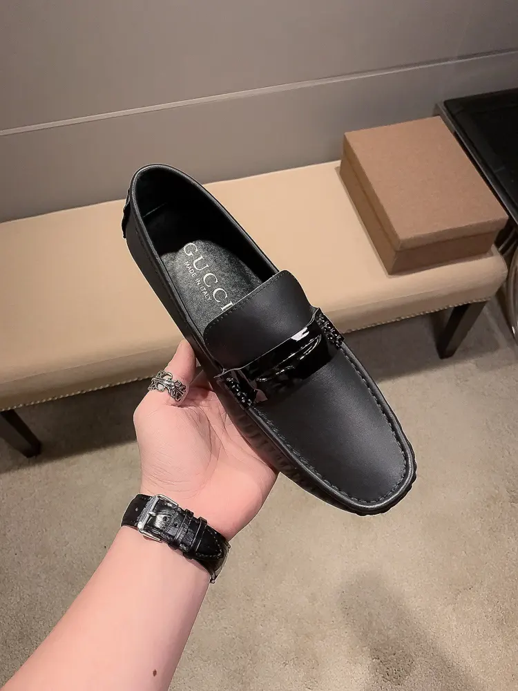 Gucci Toe Slip-On Shoes ~ Four Seasons Fashion Shoes 》Counter quality