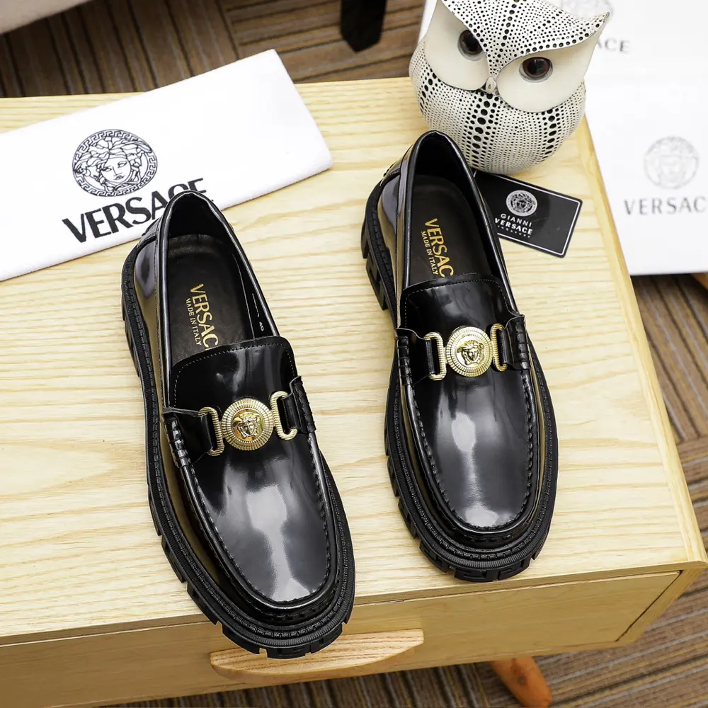Versace new avant-garde versatile fashion men’s shoes private version mold