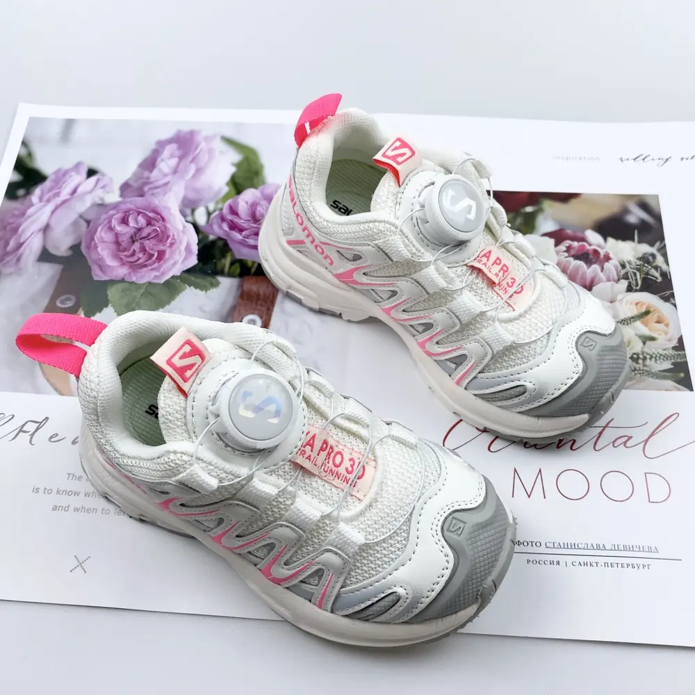 Salomon 3D series rotating button children’s shoes