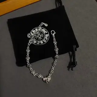 Chrome Hearts Scout Flower Heart Bracelet