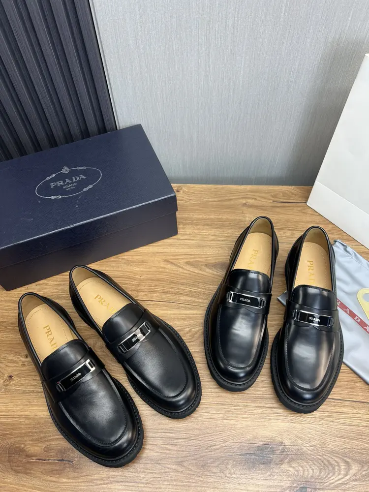 Prada high-end men’s casual leather shoes