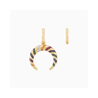 Apm monaco colorful tribal earrings