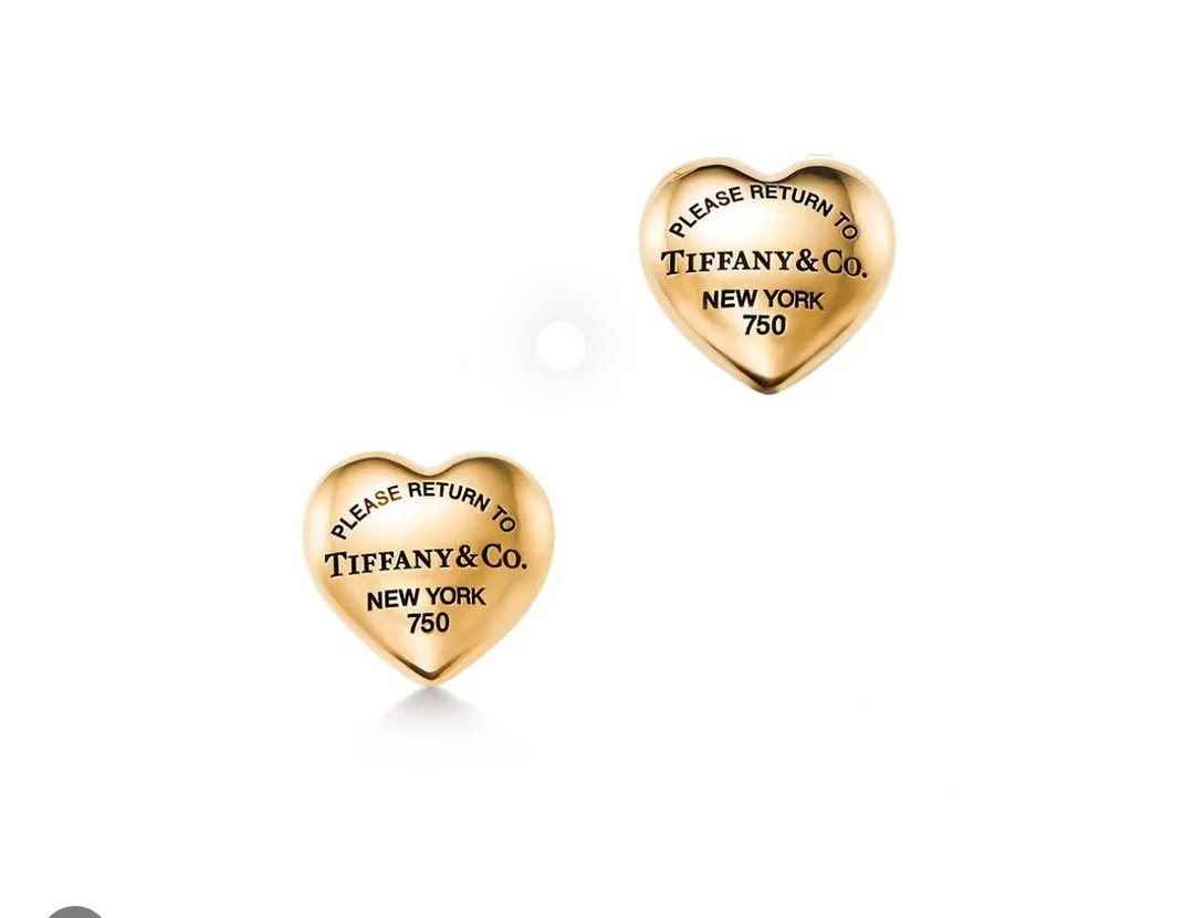 Tiffany’s new three-dimensional heart earrings Return to TiffanyTM series is inspired by