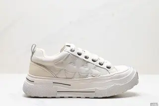 McQueen canvas shoes Alexander McQueen new color thick-soled canvas shoes