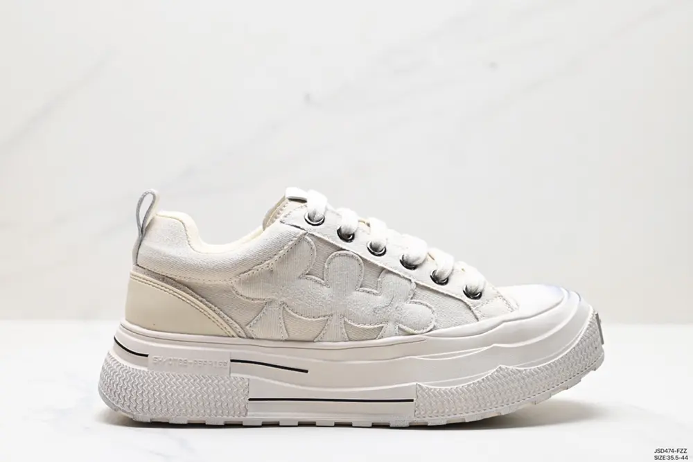 McQueen canvas shoes Alexander McQueen new color thick-soled canvas shoes