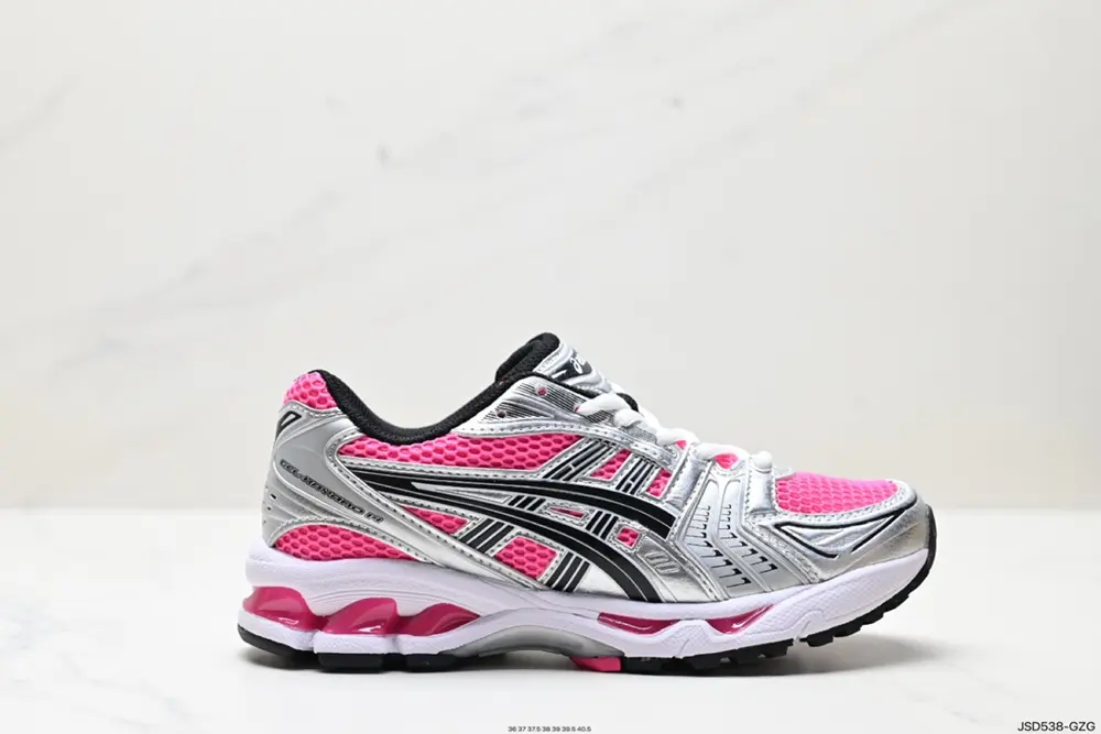 ASICS breathable mesh upper with some synthetic leather material uses the new AHAR+ rubber 1201A019-700