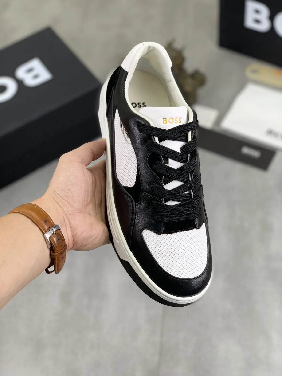 BOSS imported original cowhide surface