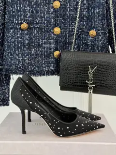 Jimmy Choo|Jimmy Choo Classic Mesh High Heels Series
