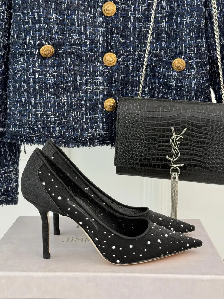 Jimmy Choo|Jimmy Choo Classic Mesh High Heels Series