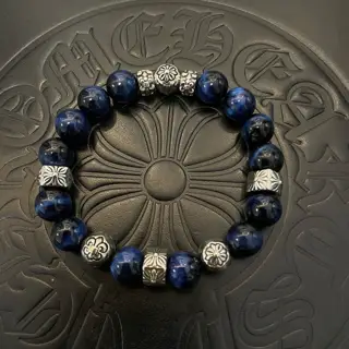 Chrome Hearts Classic Retro Multi-element Lapis Lazuli Bracelet