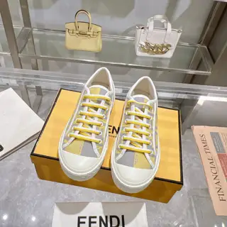 Fendi couple canvas shoes