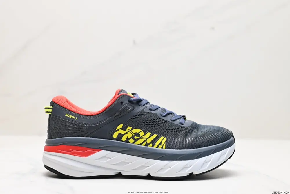 HOKA ONE W BONDI 7 Shawn Yue Same Style Functional Cushioning Running Shoes 1110518