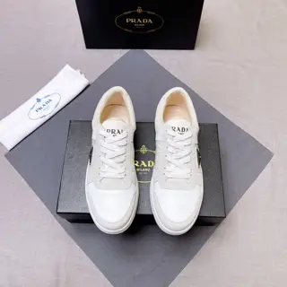Prada men’s leather sneakers