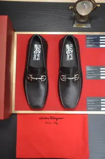 Salvatore Ferragamo formal leather shoes Original imported cowhide fabric + cowhide lining