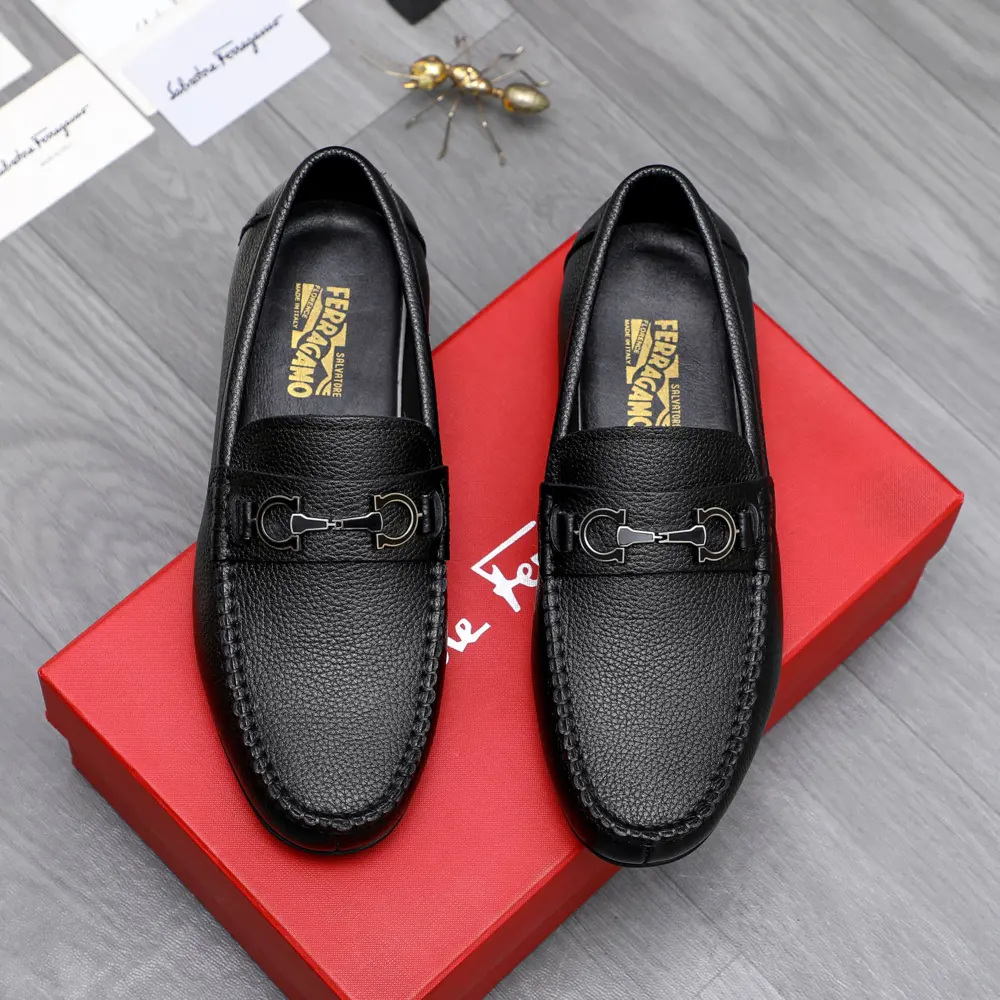 Salvatore Ferragamo business slip-on shoes