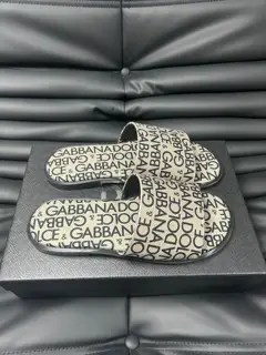 Dolce & Gabbana Logo Beach Slippers