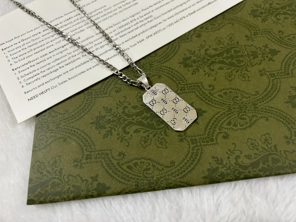 Gucci Double G Bee Necklace Length: 50CM