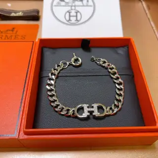 New Hermès bracelet thickened platinum version. High-end precision version of many Internet