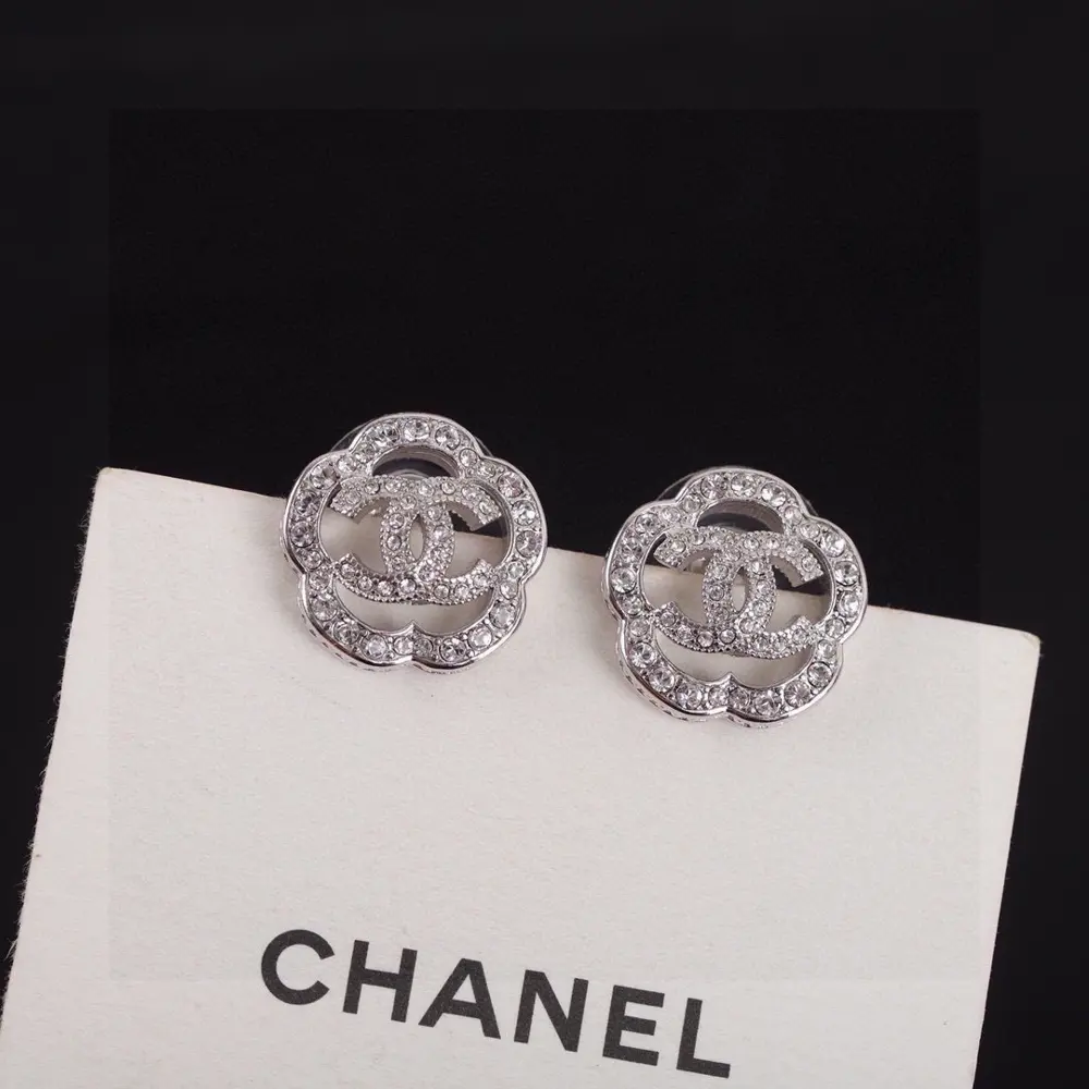 Chanel Camellia earrings