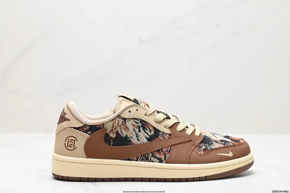 Nike AJ1 Travis Scott x Air Jordan 1 “Reverse Mocha” AJ1 Joe 1 TS Lightning Joint Inverted JH6088-610