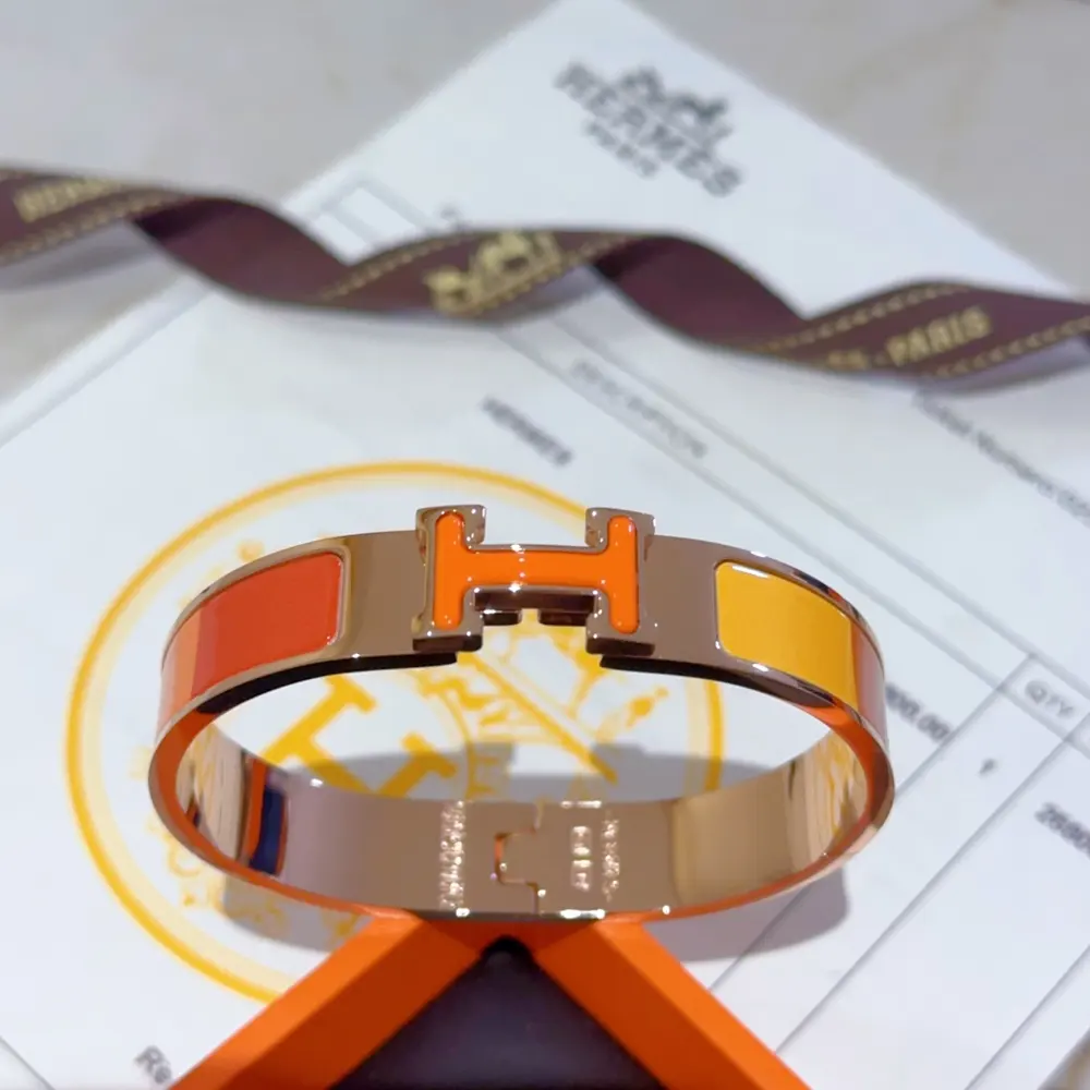 Hermes bracelet Original custom bracelet enamel craftsmanship is really a test of the
