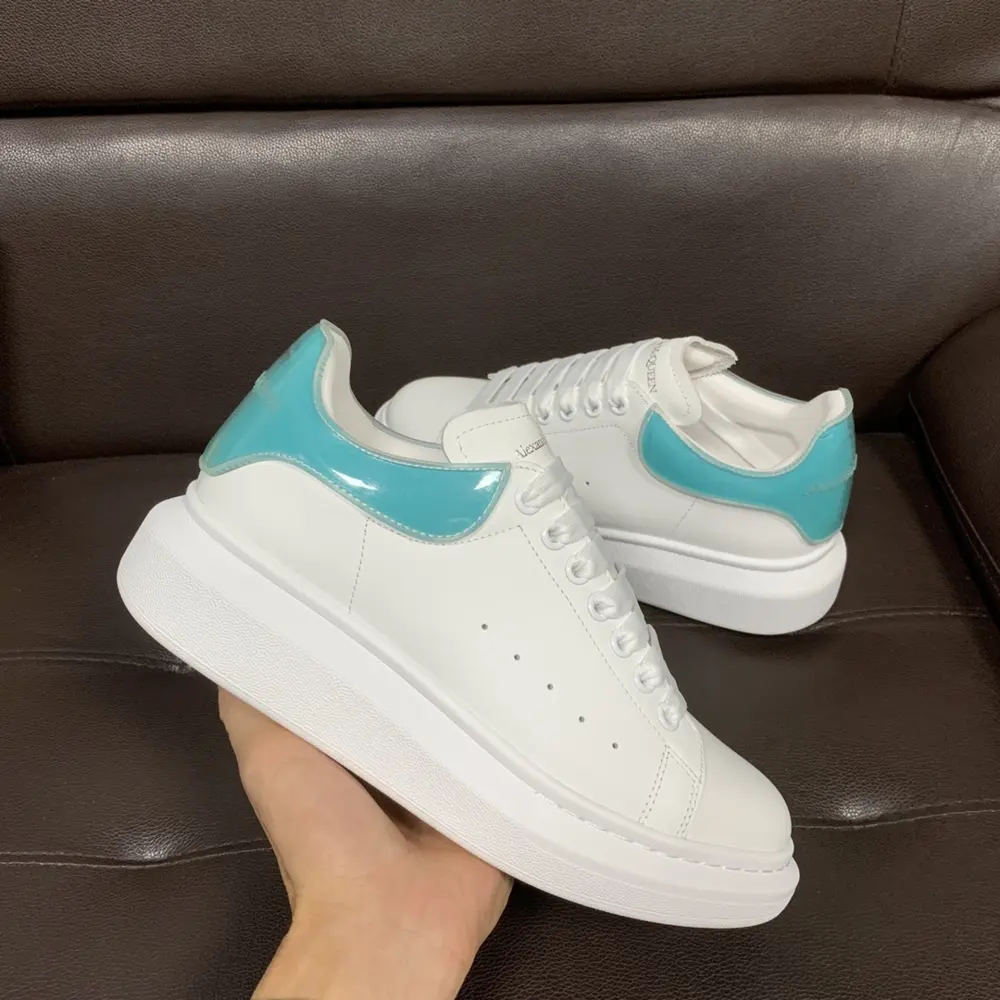 Alexander McQueen thick-soled white shoes