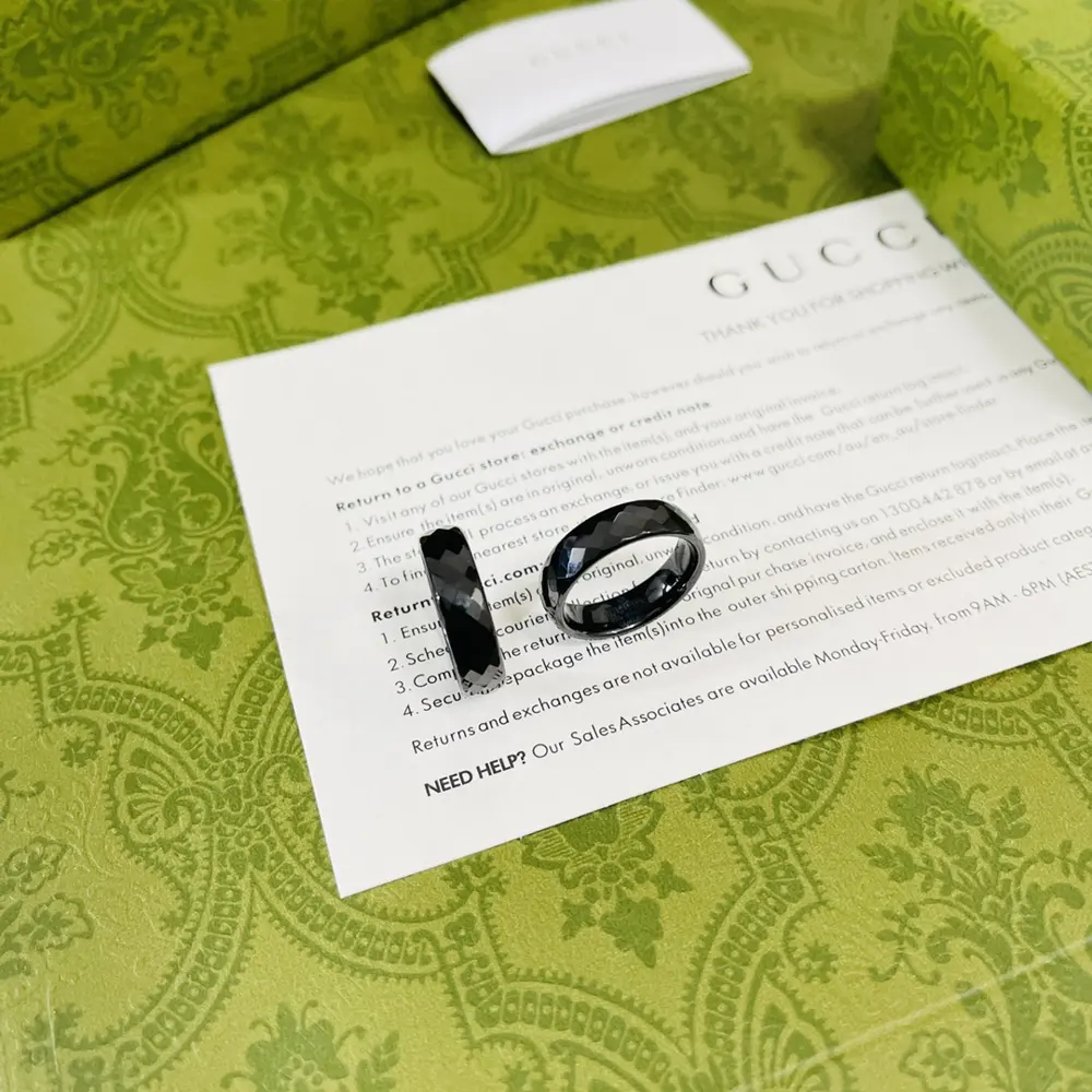 Gucci ceramic ring