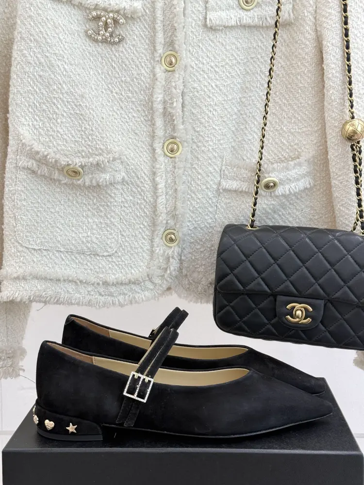 Chanel Pointed Mary Jane Shoes