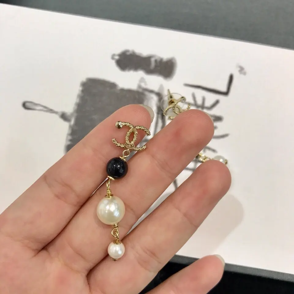 Chanel Small Pearl Earrings