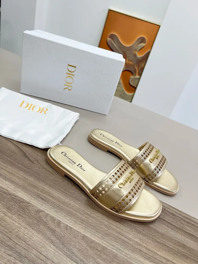 Dior classic style single shoes sandals slippers cloth shoes…Continuously update colors