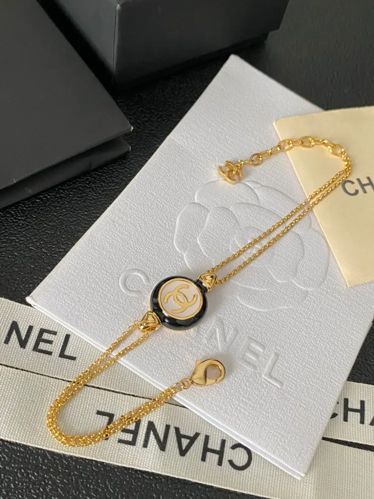 Chanel vintage letter bracelet