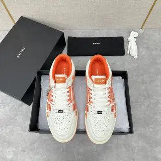 AMIRI couple style street style high version AMIRI bone shoes 20FW RUNWAY SKEL TOP