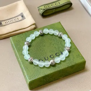 Gucci bracelet same style for men and women The latest crystal stone bracelet is of higher