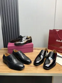 Salvatore Ferragamo men’s business casual leather shoes