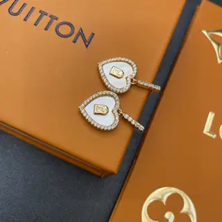 Louis Vuitton metal earrings