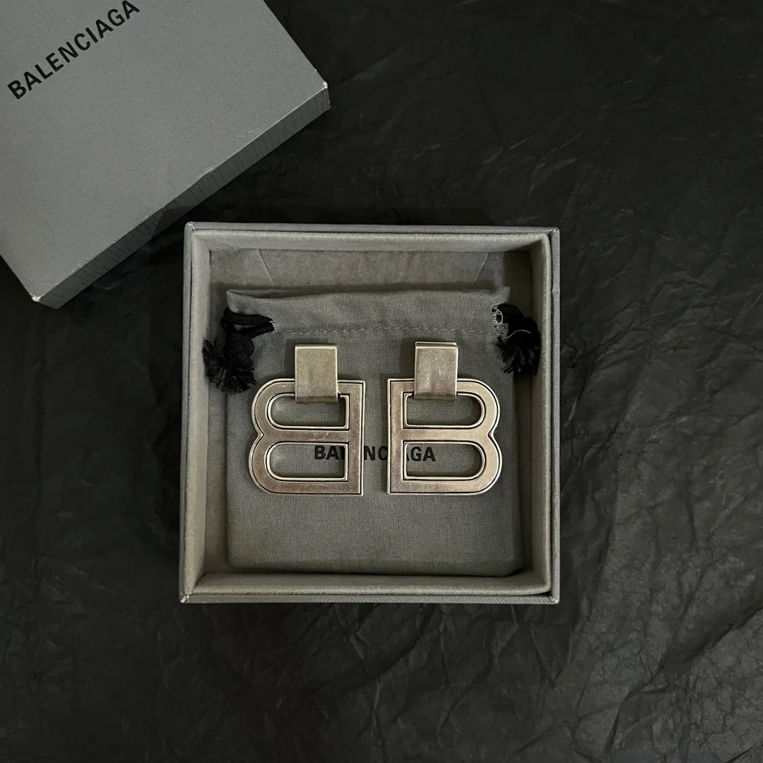 Balenciaga large earrings