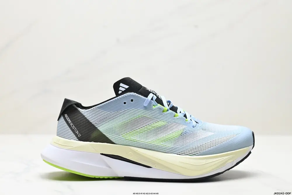Adidas adizero BOSTON 12 M summer breathable mesh racing running shoes Boost cushioning sole GW3848