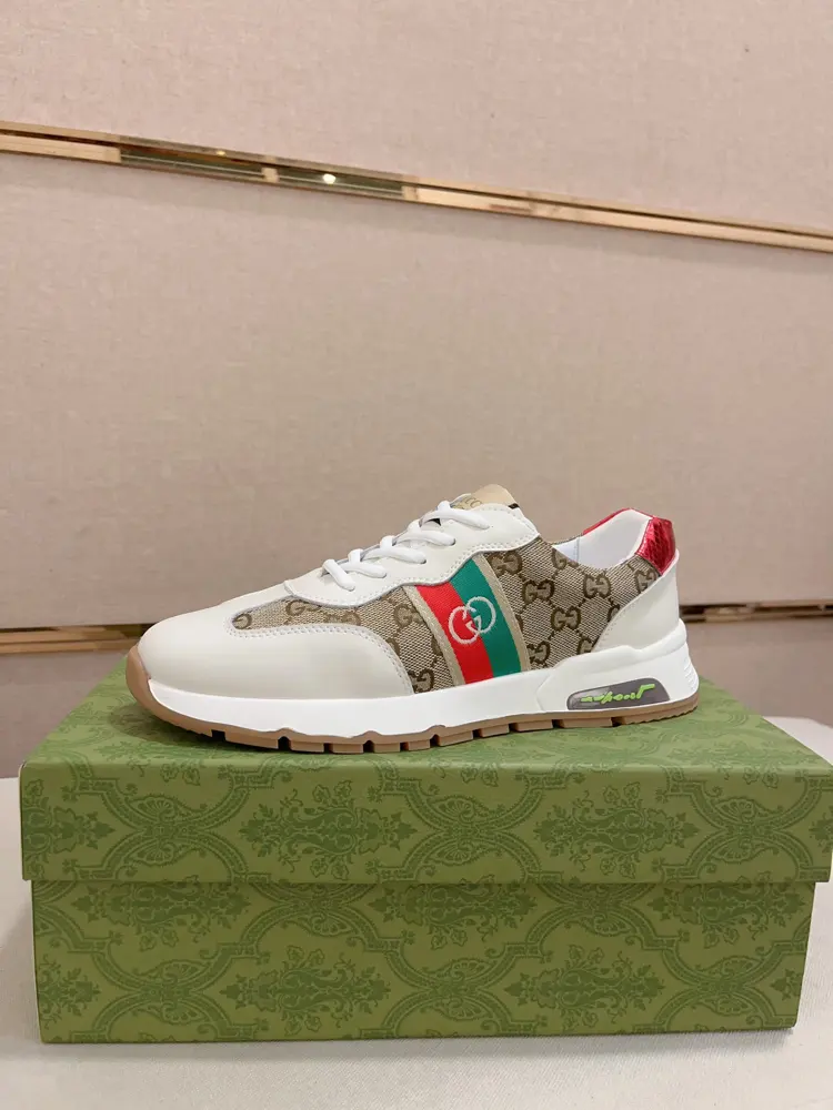 GUCCI casual shoes upper Italian imported cowhide