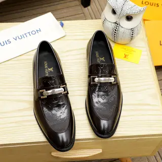 Louis Vuitton new men’s casual business leather shoes