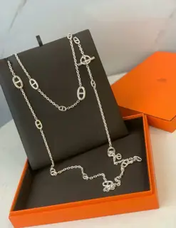 Hermès necklace New product launch HERMES must-have pig nose long series jewelry High-end