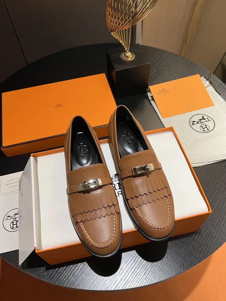 Hermès early spring new single shoes