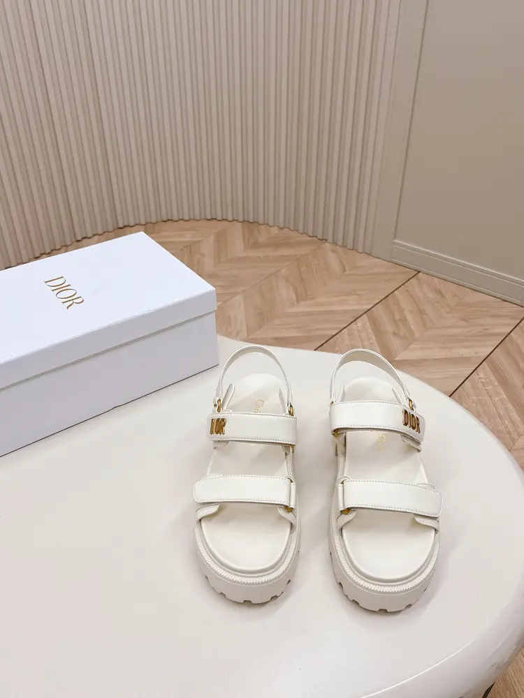 Dior classic Velcro high-heeled sandals and slippers series original replica high version