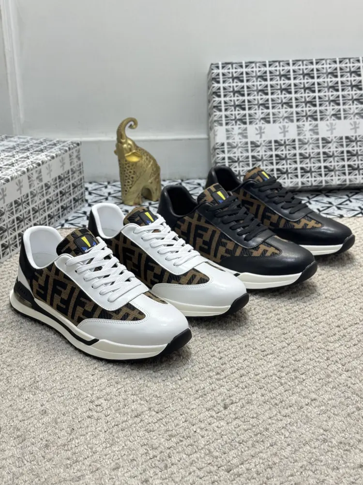 FENDI men’s lace-up sneakers