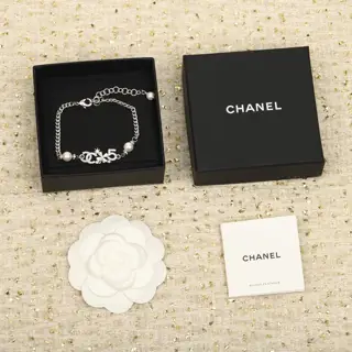 Chanel multi-element bracelet with Swarovski pearls and crystals